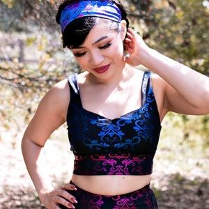 Snow Princess Anna Sports Bra Crowned Athletics